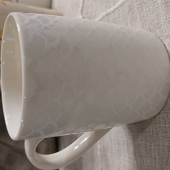 Starbucks 2020 Coffee Mug White Black Mermaid Logo & Scales Design - Picture 2 of 4